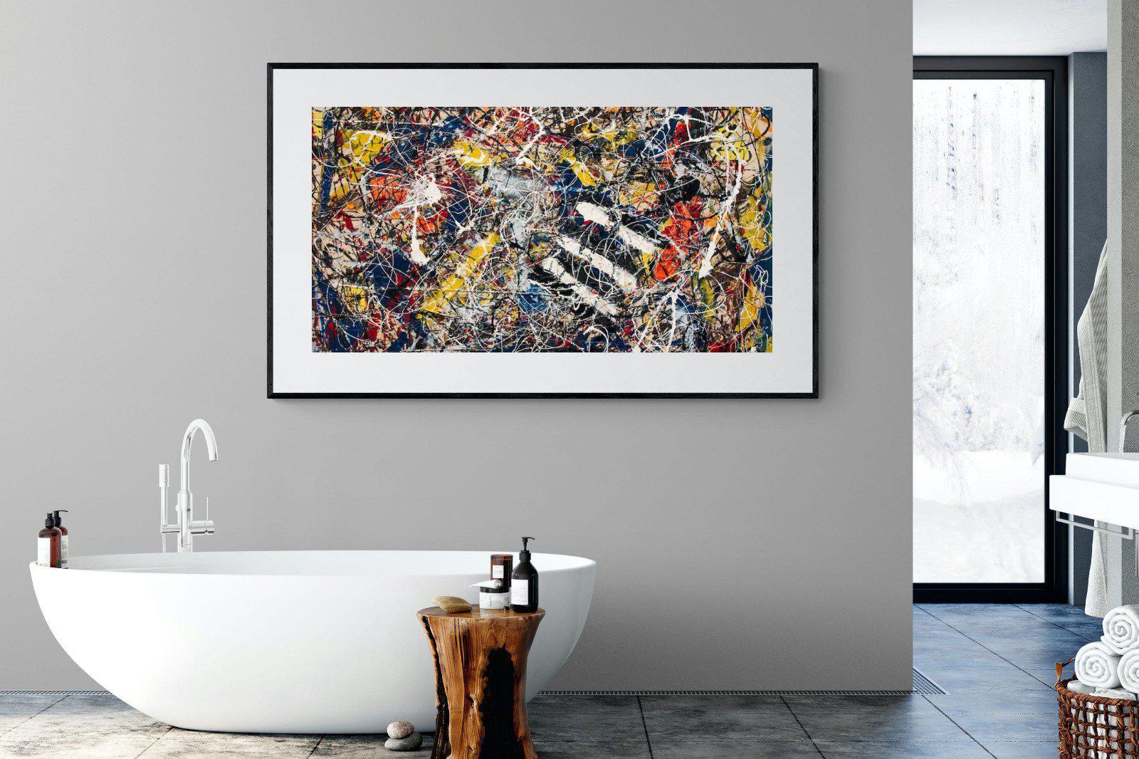 Number-17A-Wall_Art-180 x 110cm-Framed Print-Black-Pixalot
