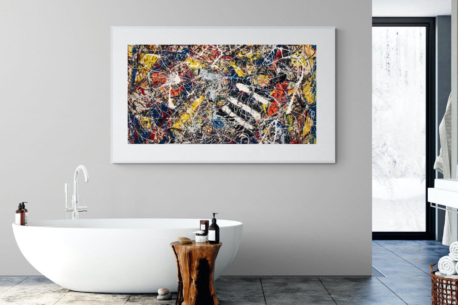 Number-17A-Wall_Art-180 x 110cm-Framed Print-White-Pixalot