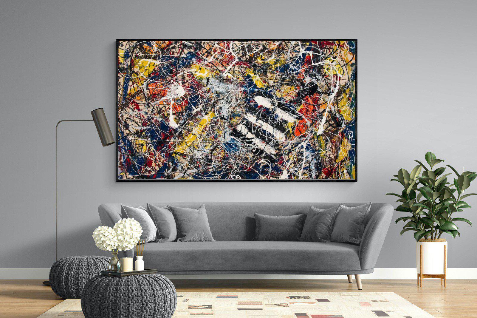 Number-17A-Wall_Art-220 x 130cm-Mounted Canvas-Black-Pixalot