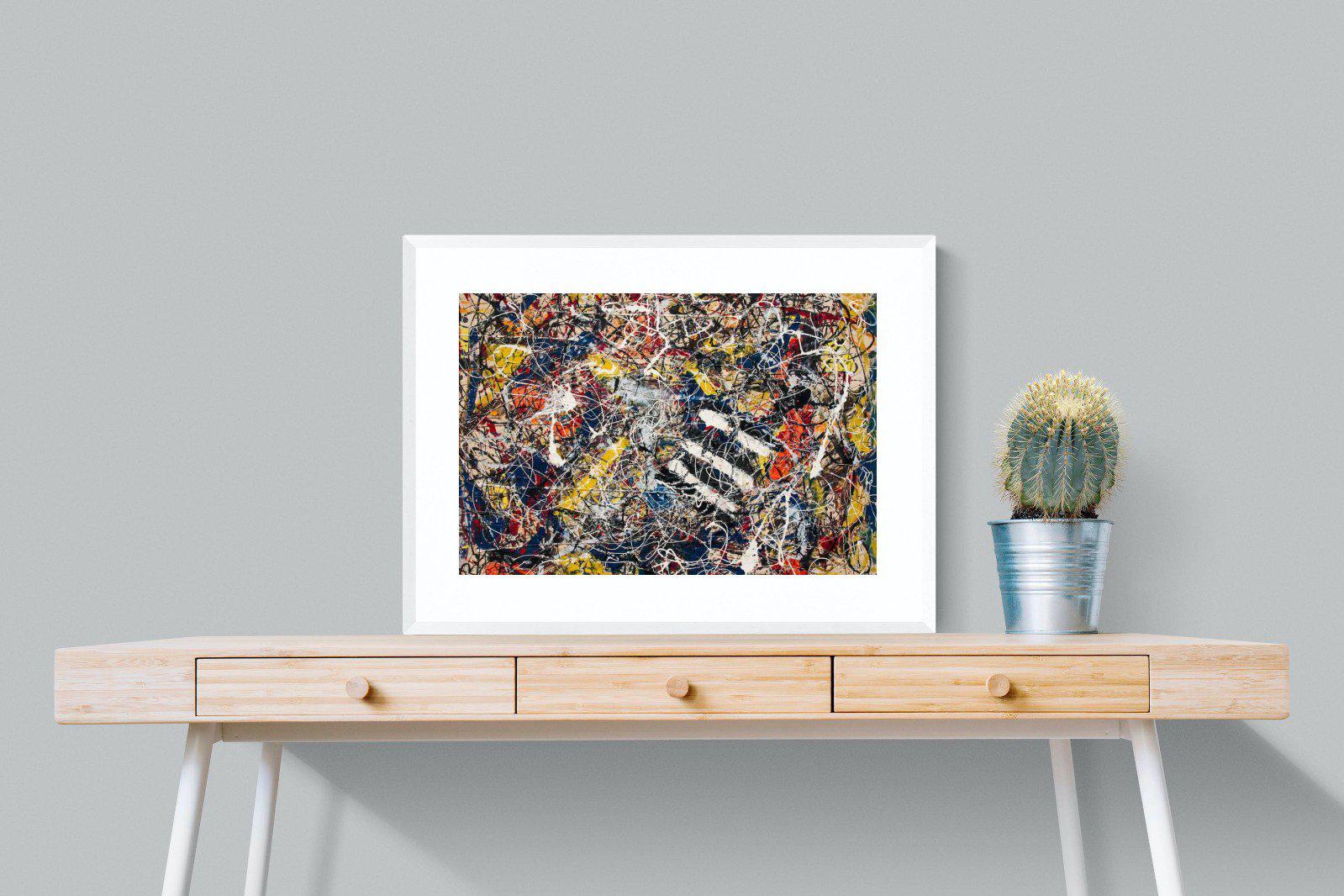 Number-17A-Wall_Art-80 x 60cm-Framed Print-White-Pixalot