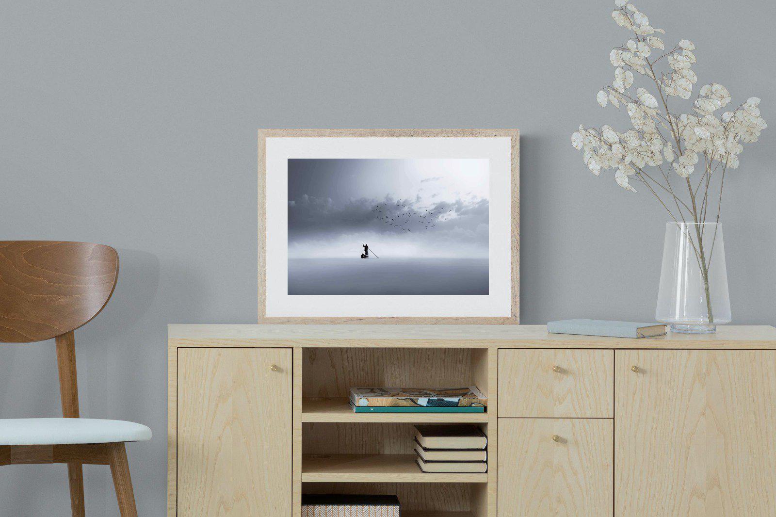 Oarsman-Wall_Art-60 x 45cm-Framed Print-Wood-Pixalot