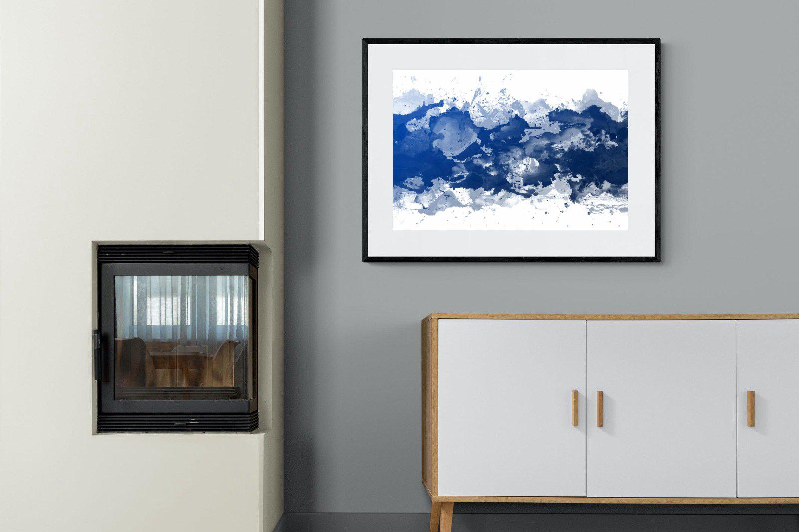 Ocean Art-Wall_Art-100 x 75cm-Framed Print-Black-Pixalot