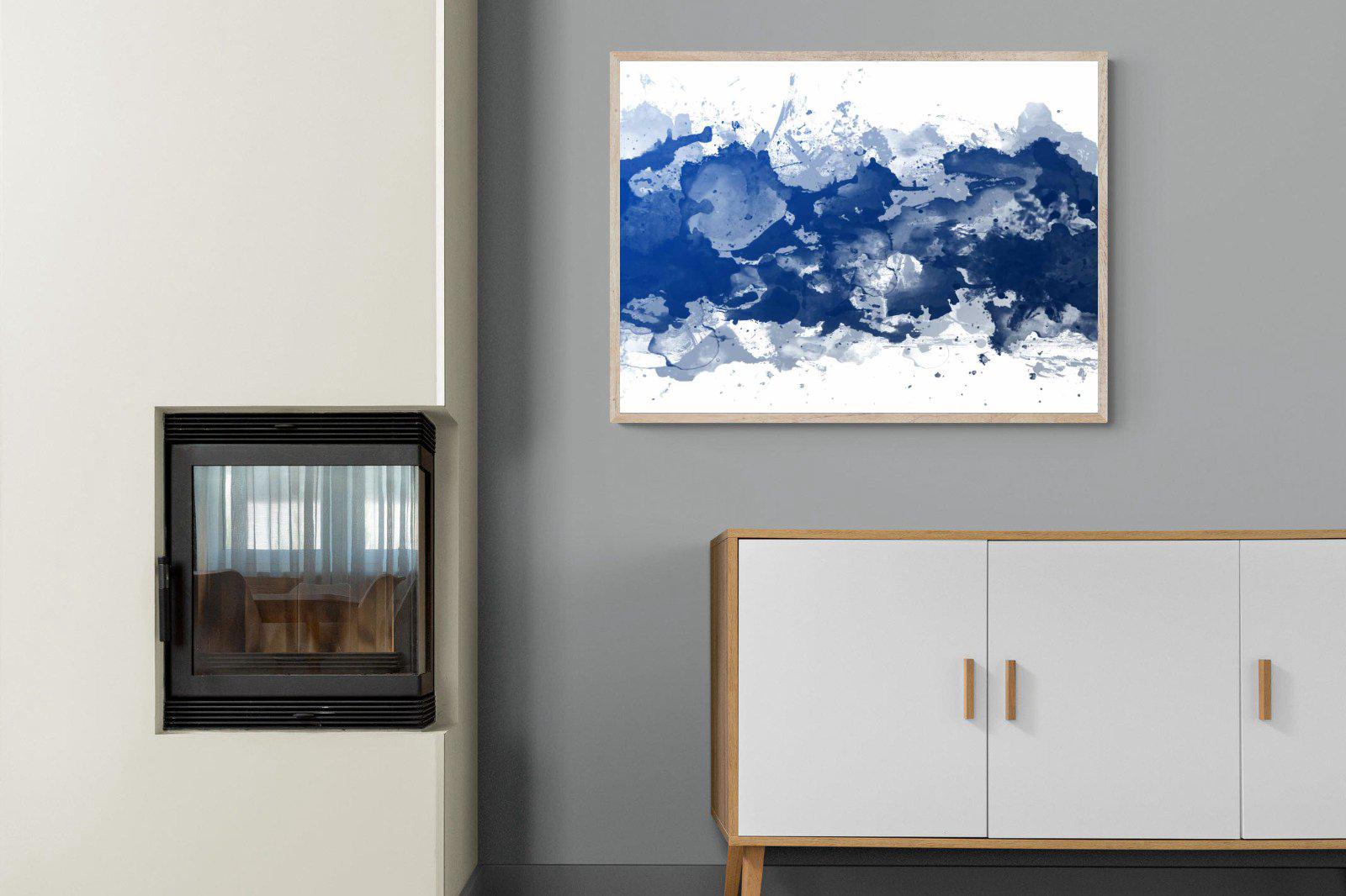 Ocean Art-Wall_Art-100 x 75cm-Mounted Canvas-Wood-Pixalot