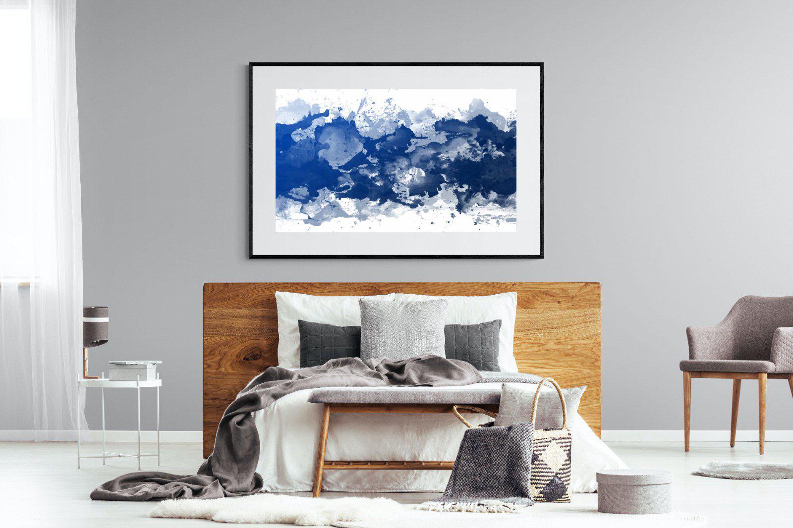 Ocean Art-Wall_Art-150 x 100cm-Framed Print-Black-Pixalot