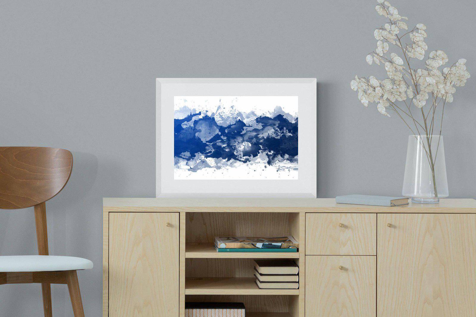 Ocean Art-Wall_Art-60 x 45cm-Framed Print-White-Pixalot
