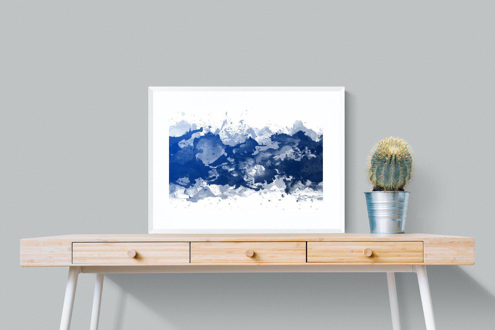 Ocean Art-Wall_Art-80 x 60cm-Framed Print-White-Pixalot