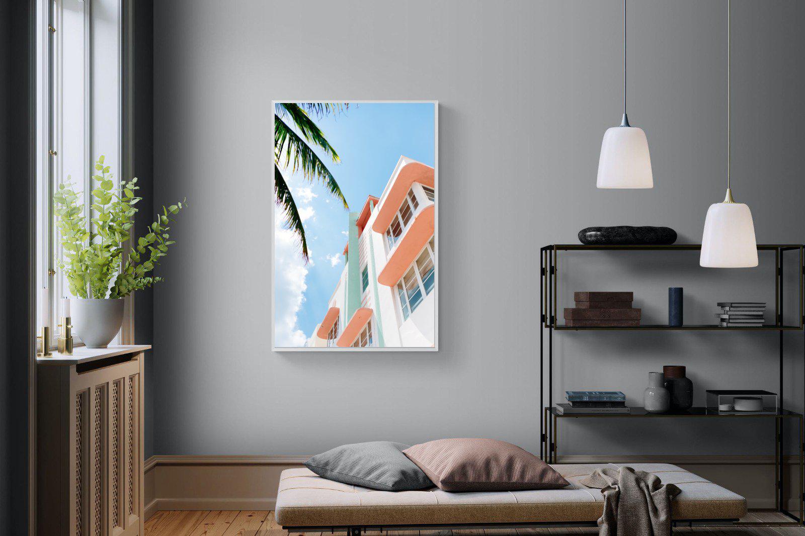 Ocean Drive-Wall_Art-100 x 150cm-Mounted Canvas-White-Pixalot