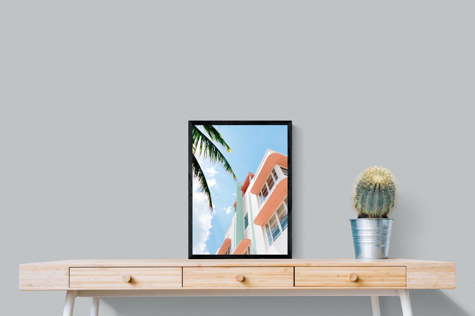 Ocean Drive-Wall_Art-45 x 60cm-Mounted Canvas-Black-Pixalot