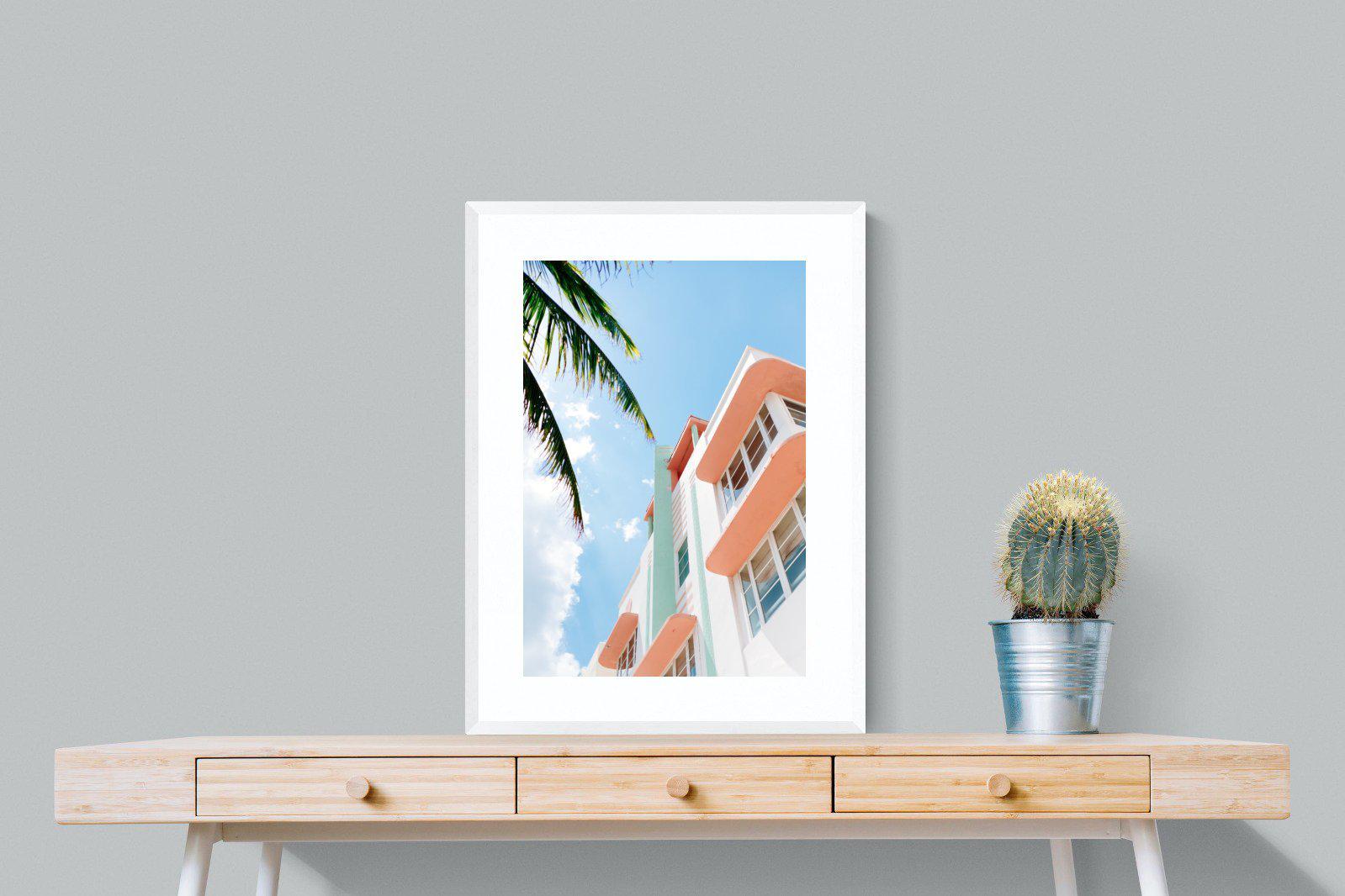 Ocean Drive-Wall_Art-60 x 80cm-Framed Print-White-Pixalot