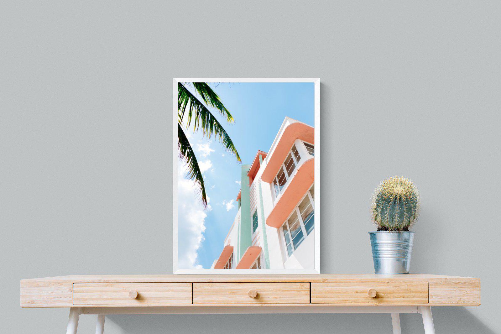 Ocean Drive-Wall_Art-60 x 80cm-Mounted Canvas-White-Pixalot