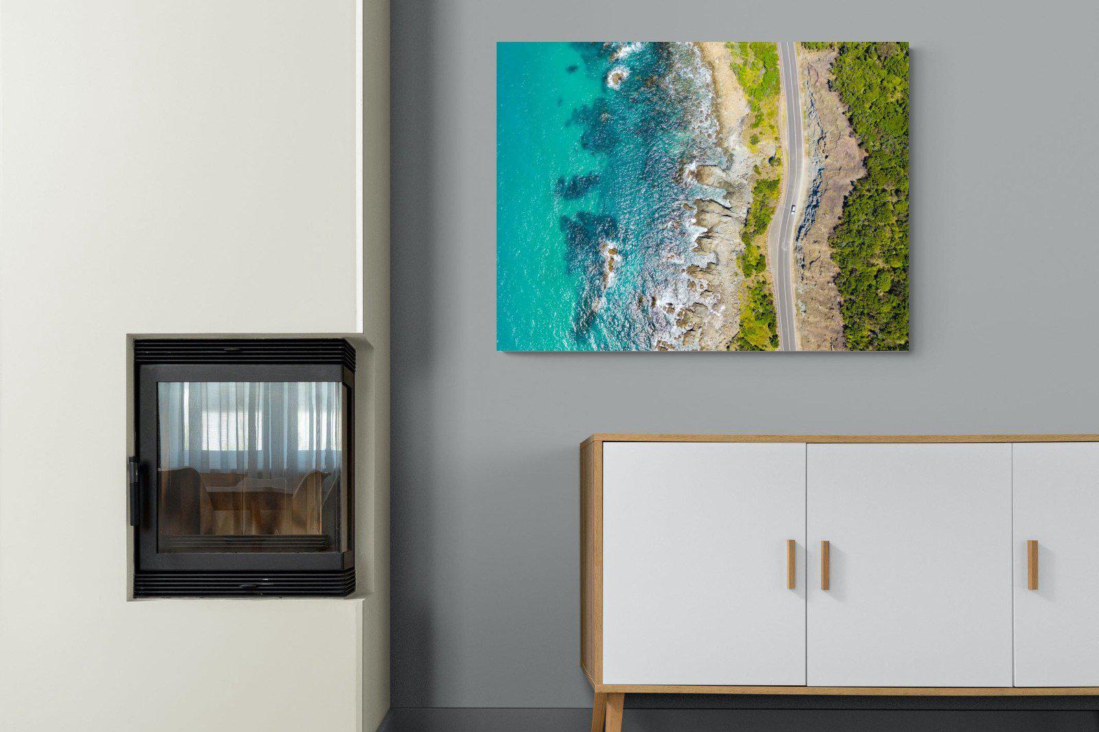 Ocean Meets Land-Wall_Art-100 x 75cm-Mounted Canvas-No Frame-Pixalot