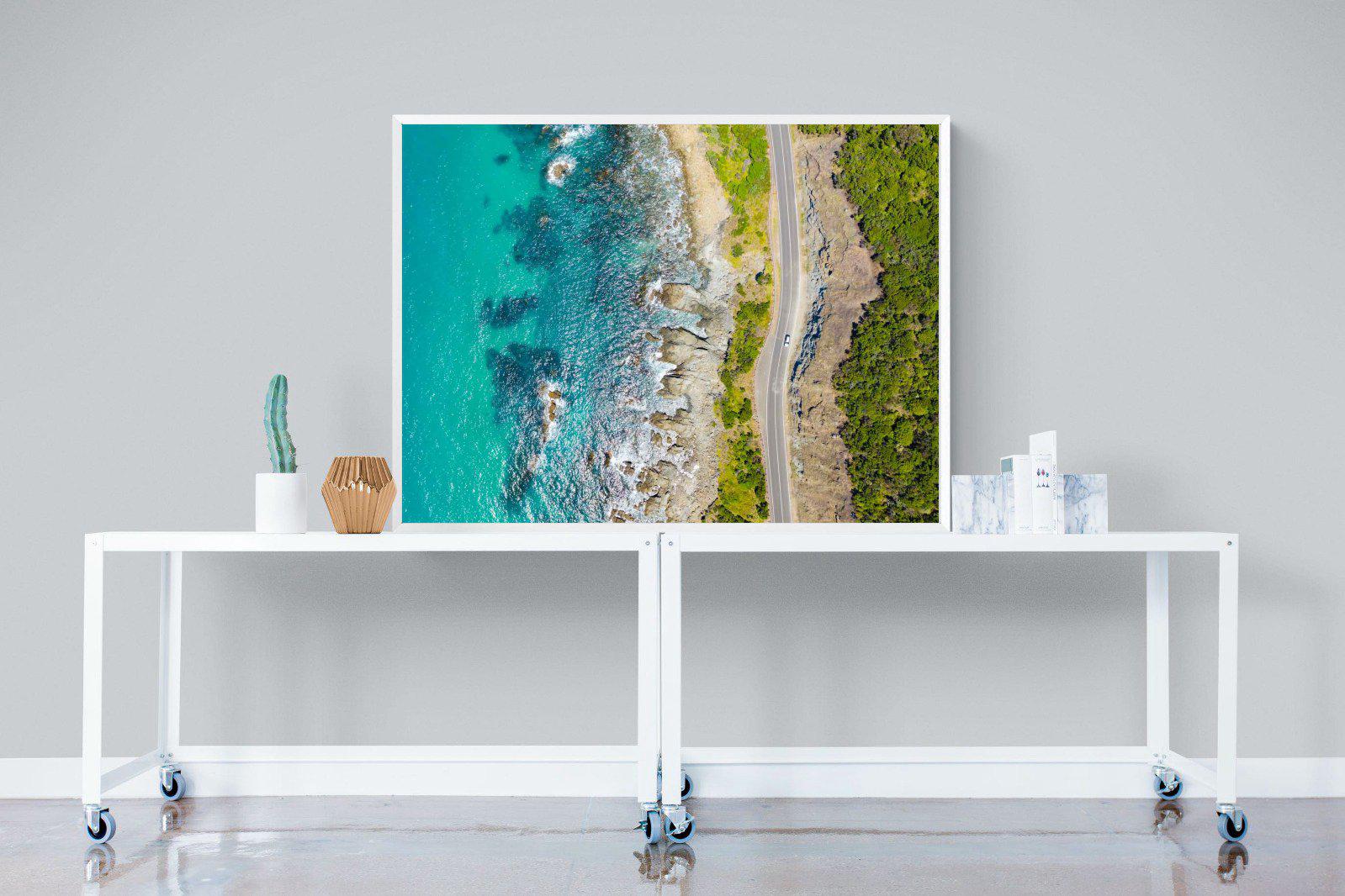 Ocean Meets Land-Wall_Art-120 x 90cm-Mounted Canvas-White-Pixalot