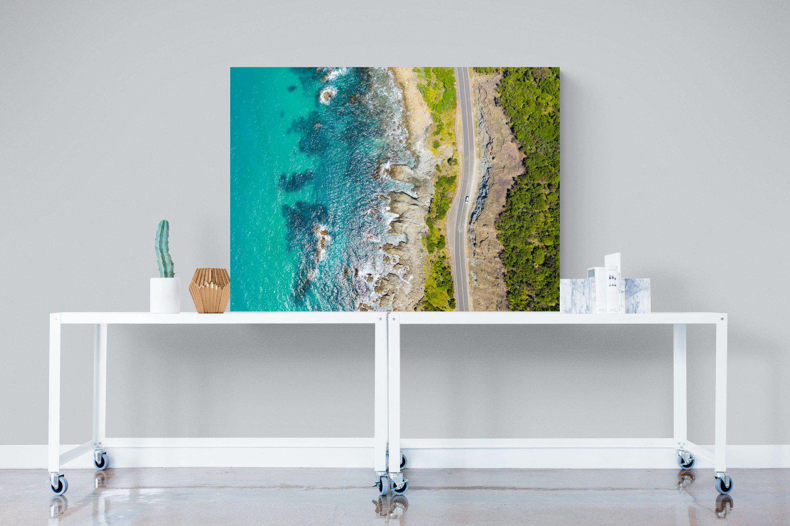 Ocean Meets Land-Wall_Art-120 x 90cm-Mounted Canvas-No Frame-Pixalot