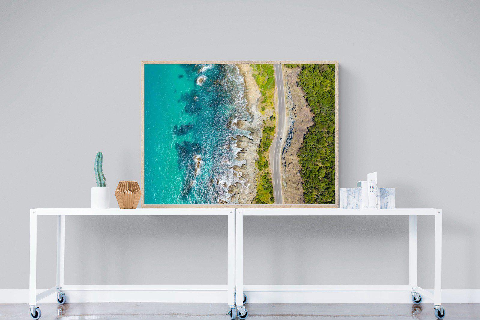 Ocean Meets Land-Wall_Art-120 x 90cm-Mounted Canvas-Wood-Pixalot