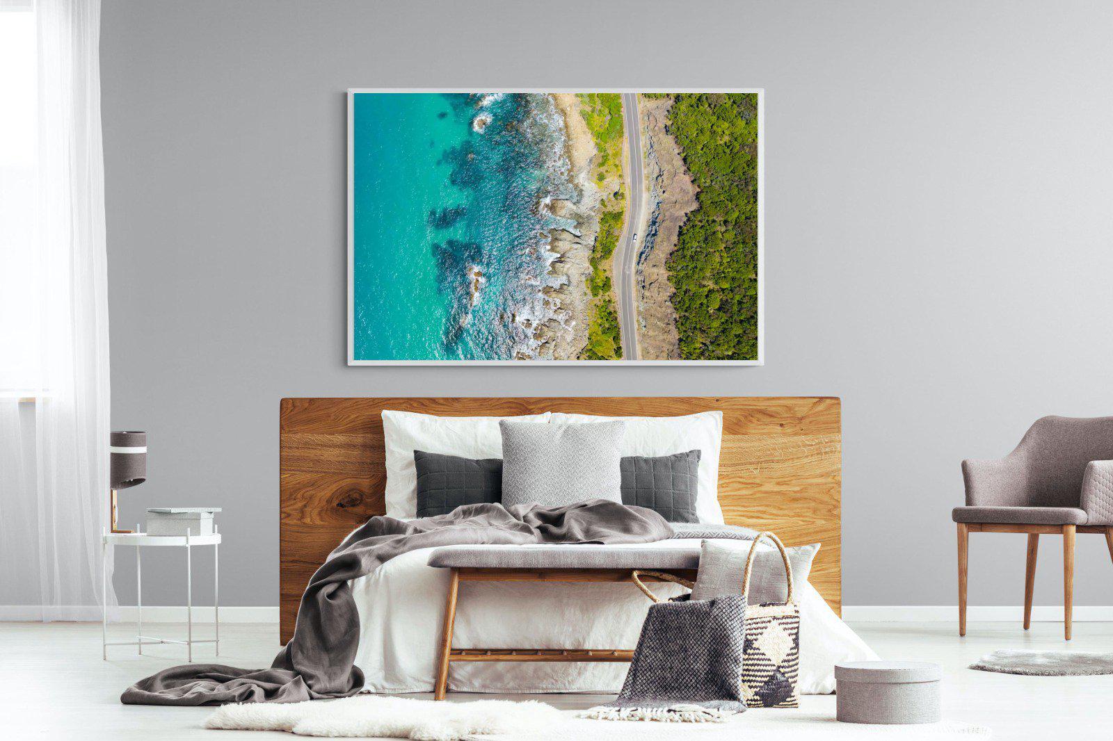 Ocean Meets Land-Wall_Art-150 x 100cm-Mounted Canvas-White-Pixalot