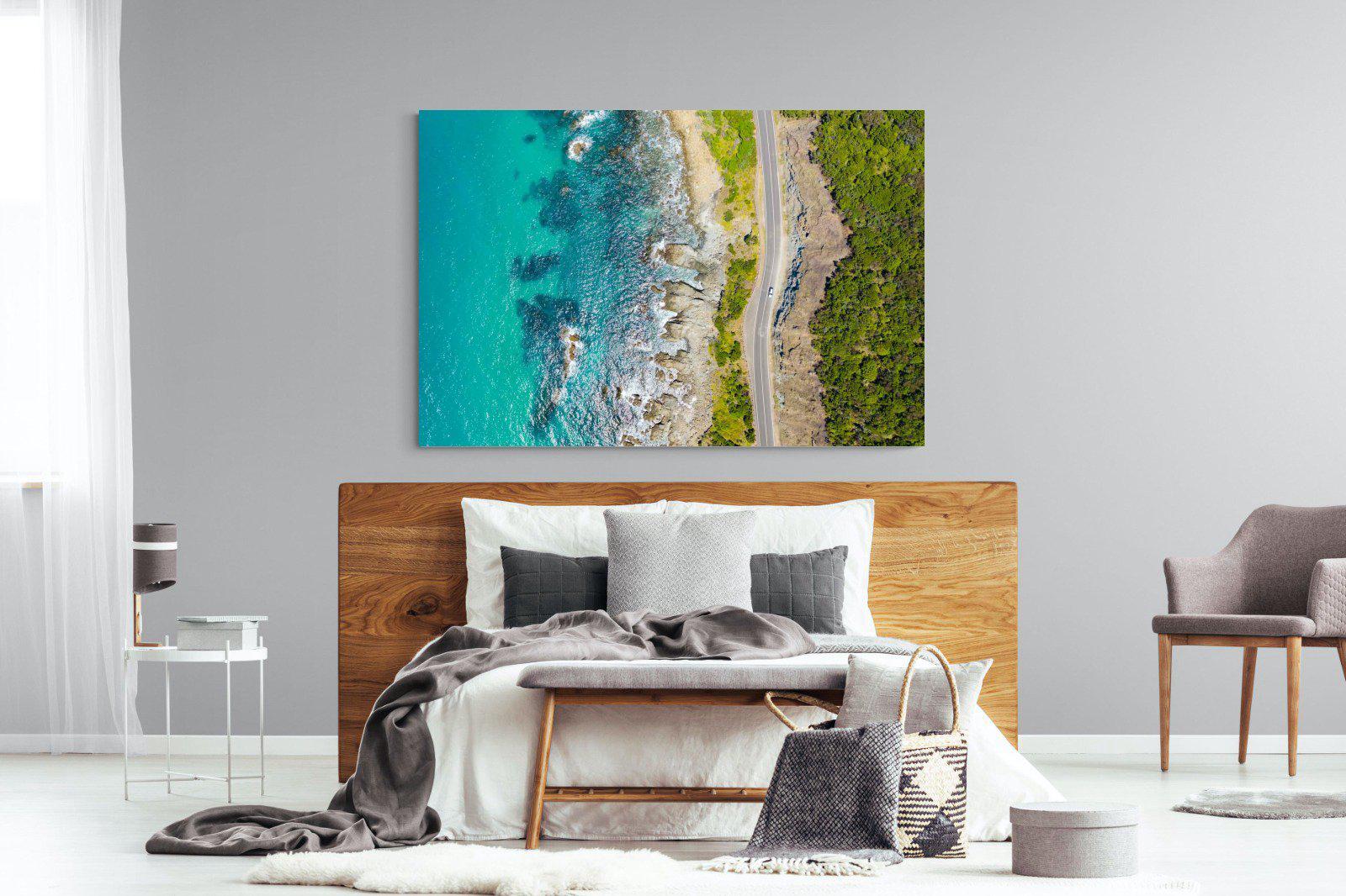Ocean Meets Land-Wall_Art-150 x 100cm-Mounted Canvas-No Frame-Pixalot