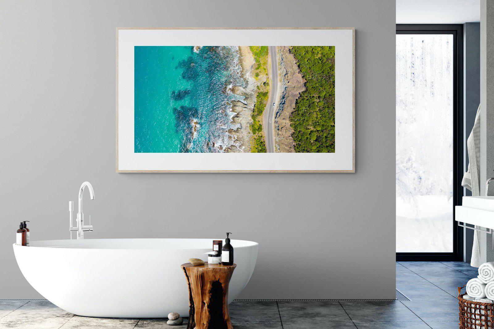 Ocean Meets Land-Wall_Art-180 x 110cm-Framed Print-Wood-Pixalot