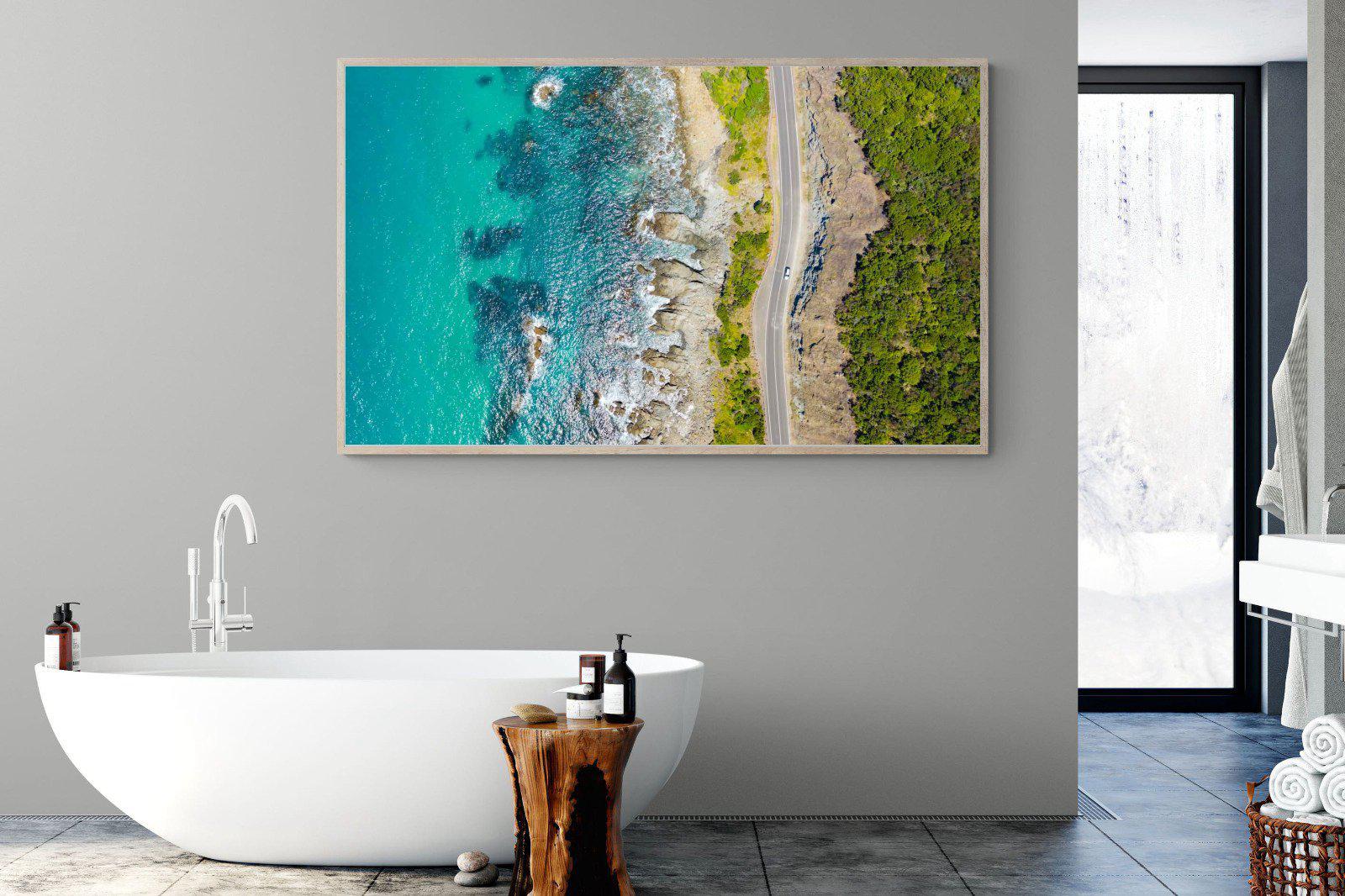 Ocean Meets Land-Wall_Art-180 x 110cm-Mounted Canvas-Wood-Pixalot