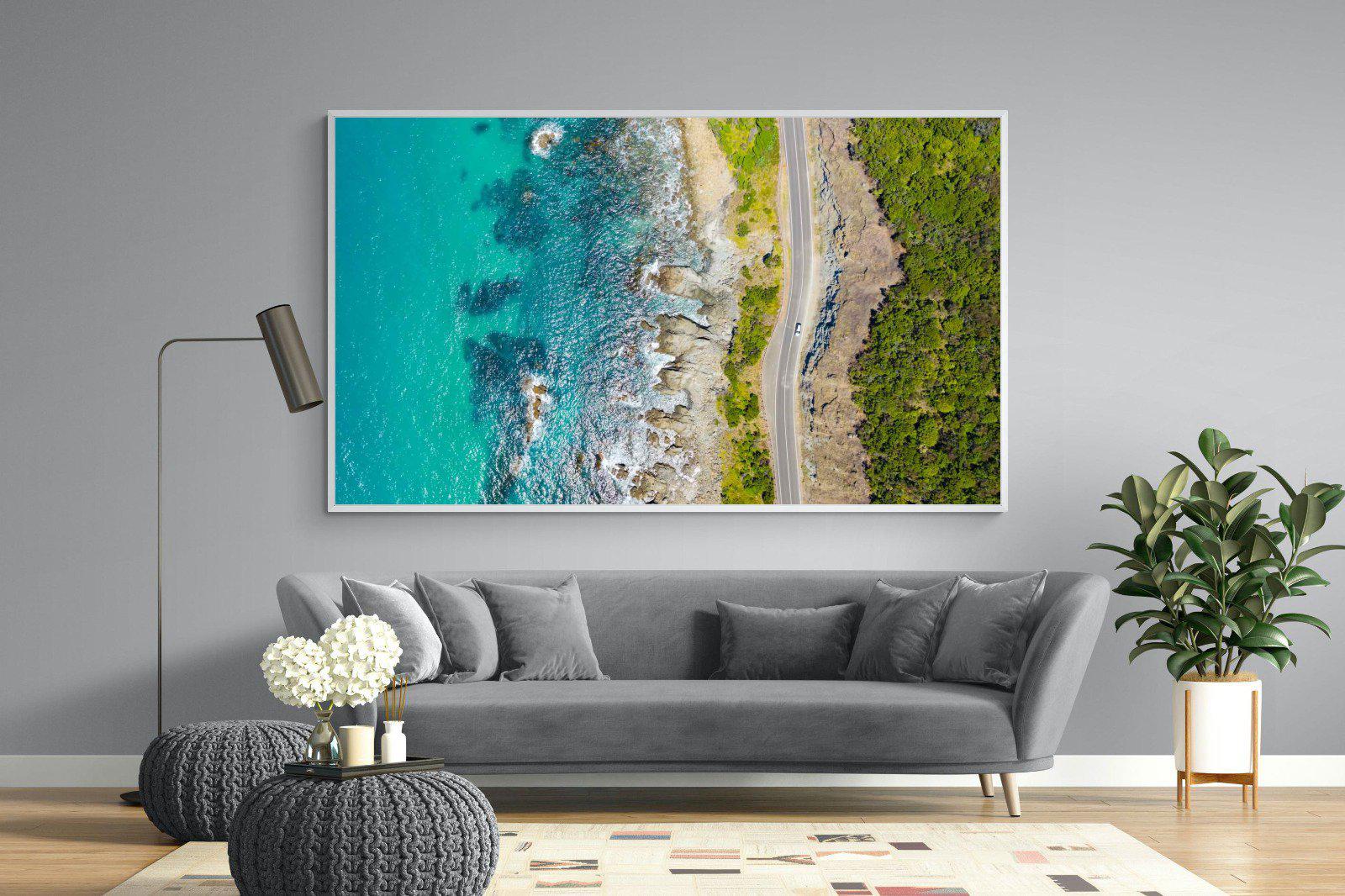 Ocean Meets Land-Wall_Art-220 x 130cm-Mounted Canvas-White-Pixalot