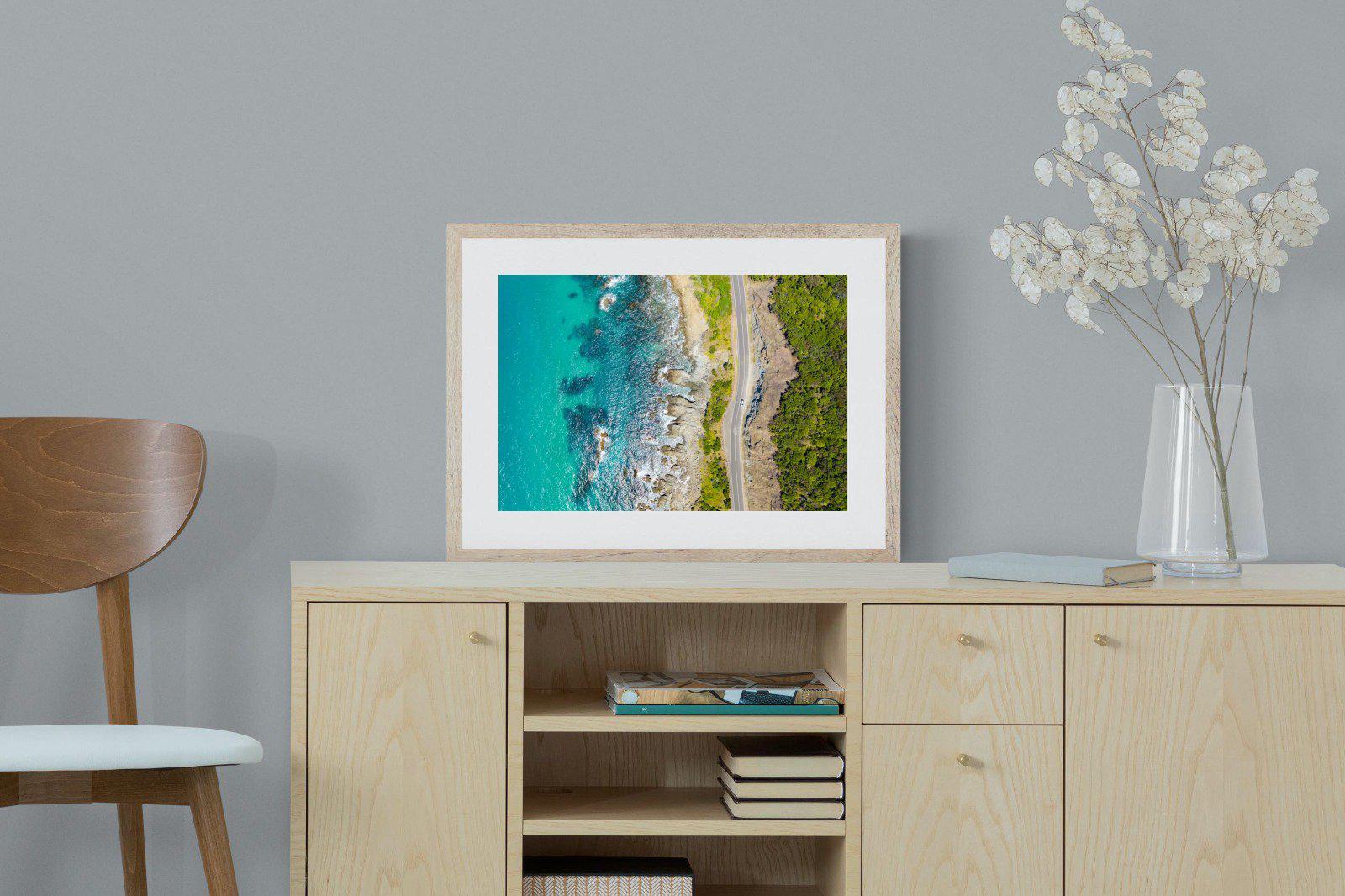 Ocean Meets Land-Wall_Art-60 x 45cm-Framed Print-Wood-Pixalot