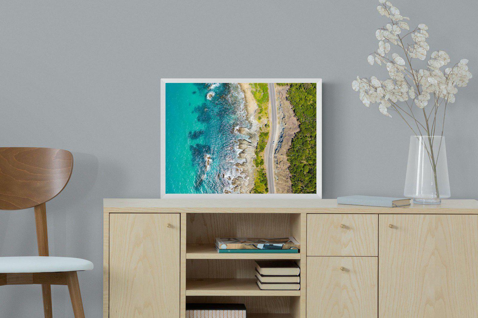 Ocean Meets Land-Wall_Art-60 x 45cm-Mounted Canvas-White-Pixalot