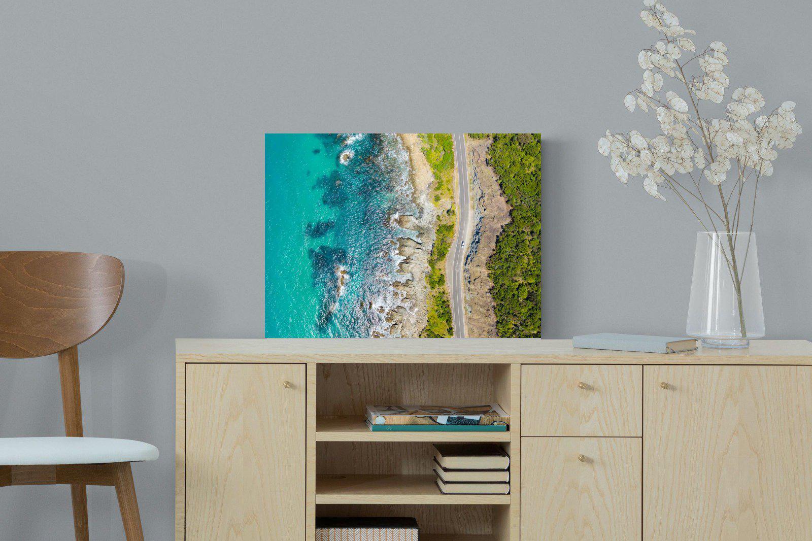 Ocean Meets Land-Wall_Art-60 x 45cm-Mounted Canvas-No Frame-Pixalot