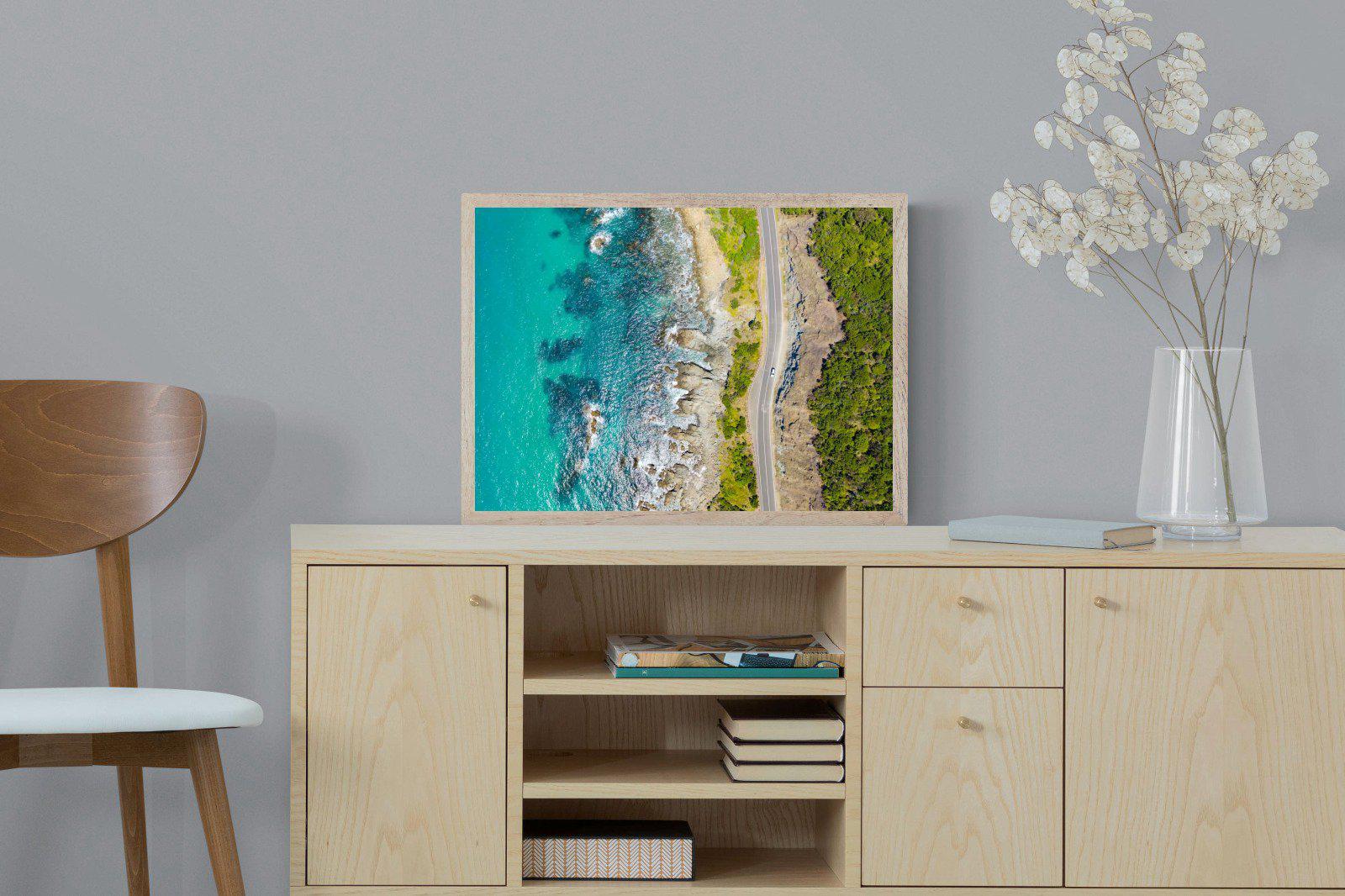 Ocean Meets Land-Wall_Art-60 x 45cm-Mounted Canvas-Wood-Pixalot