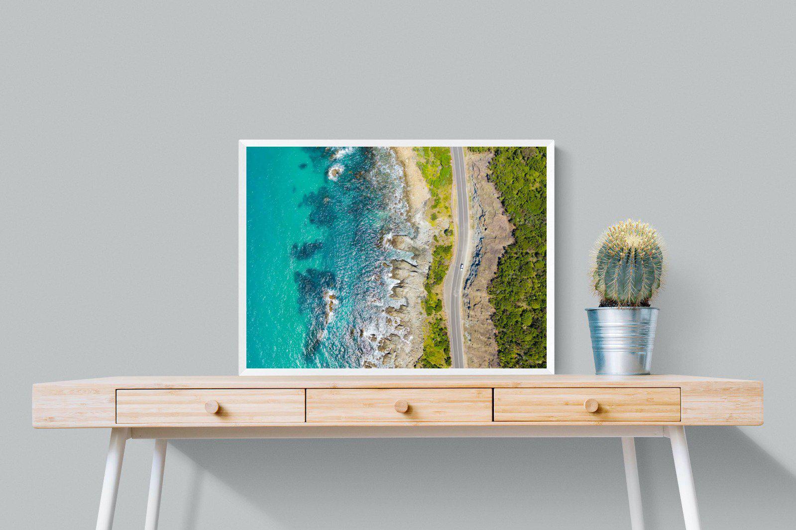 Ocean Meets Land-Wall_Art-80 x 60cm-Mounted Canvas-White-Pixalot