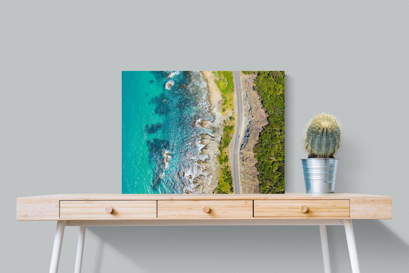 Ocean Meets Land-Wall_Art-80 x 60cm-Mounted Canvas-No Frame-Pixalot