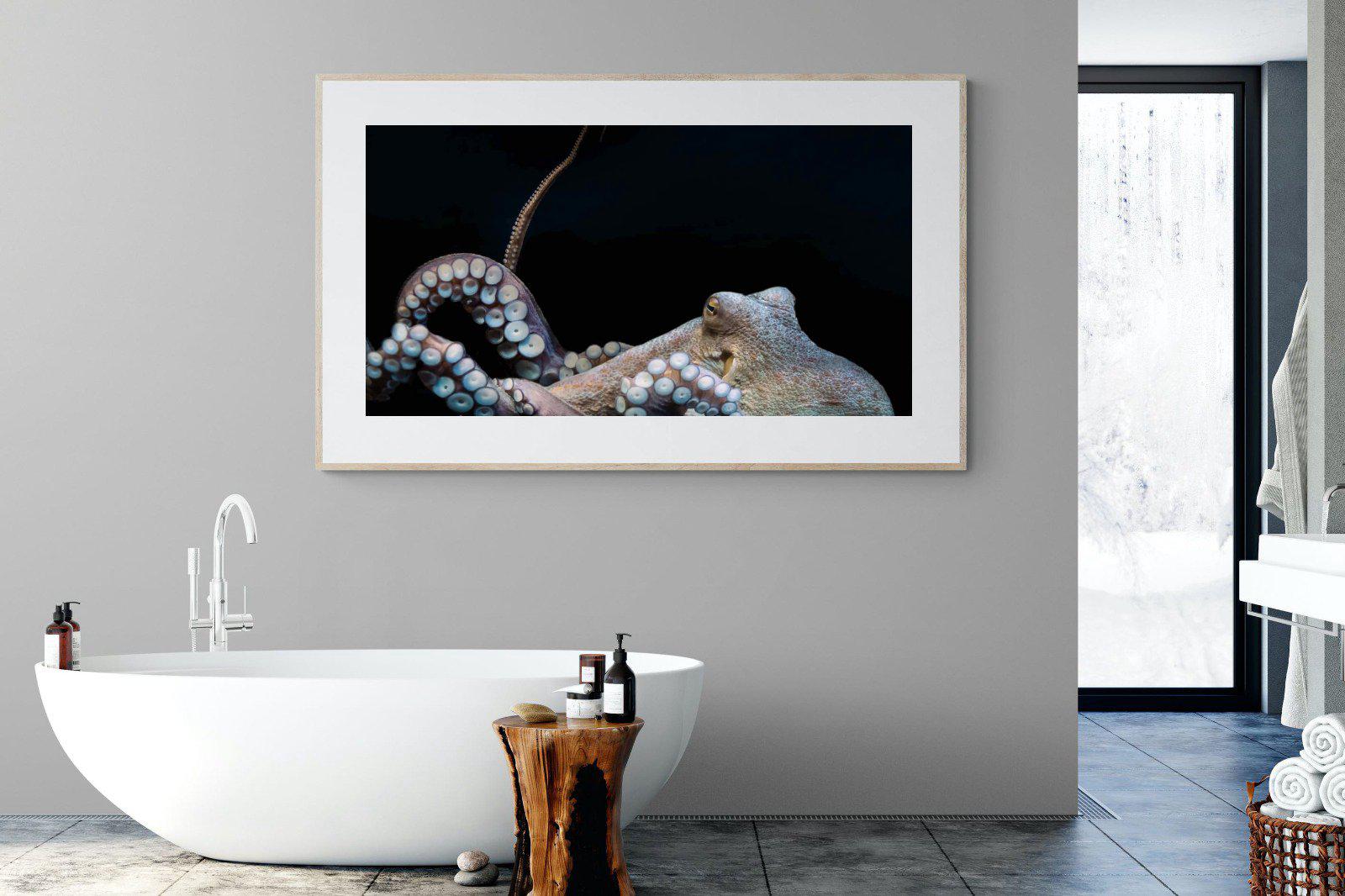 Octopus-Wall_Art-180 x 110cm-Framed Print-Wood-Pixalot