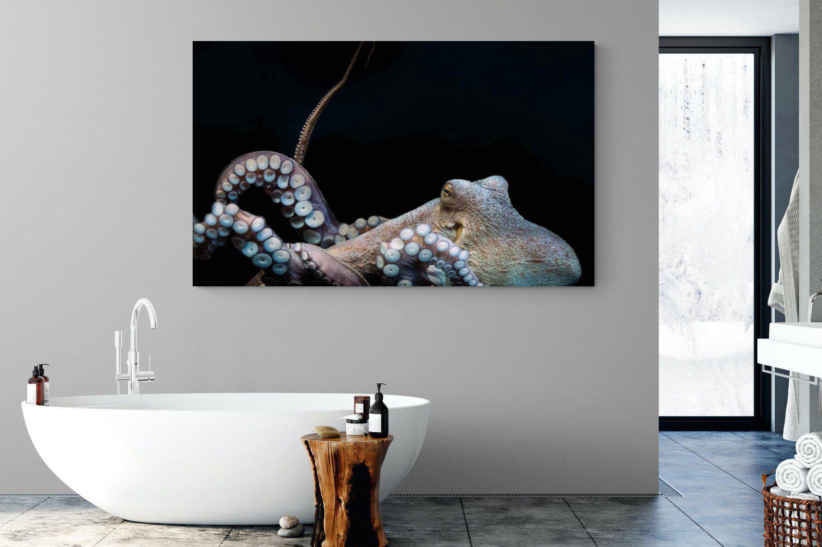Octopus-Wall_Art-180 x 110cm-Mounted Canvas-No Frame-Pixalot