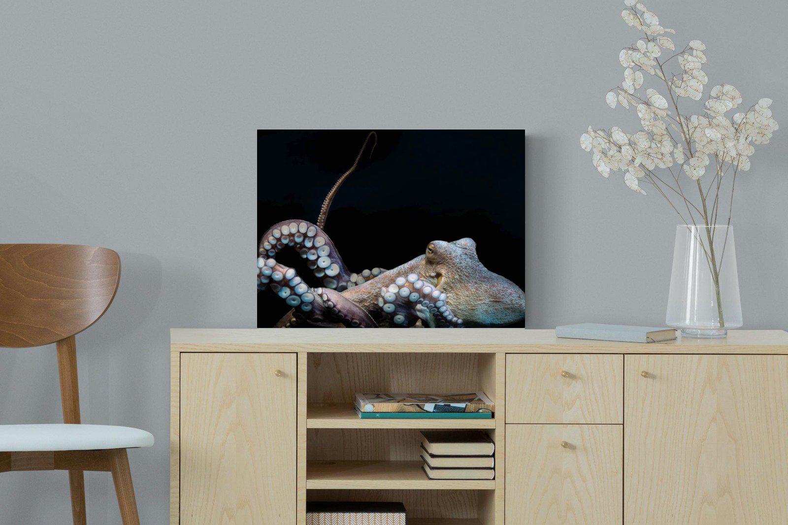 Octopus-Wall_Art-60 x 45cm-Mounted Canvas-No Frame-Pixalot