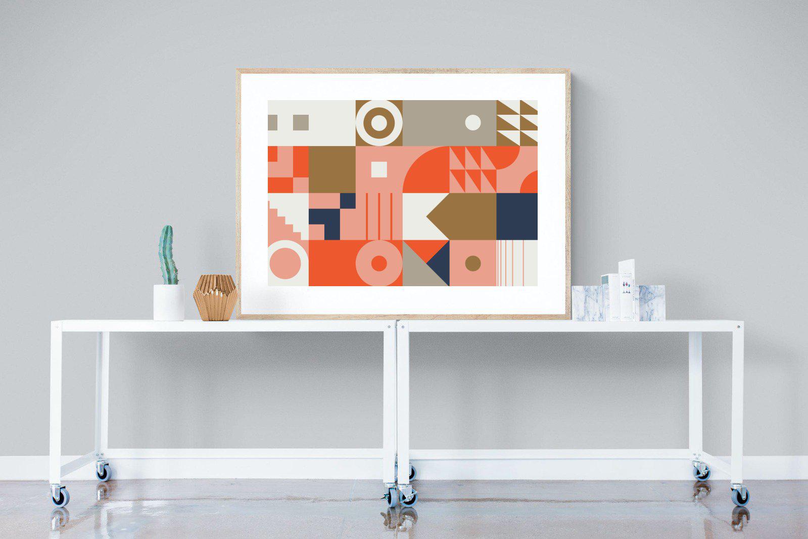 Olaf-Wall_Art-120 x 90cm-Framed Print-Wood-Pixalot