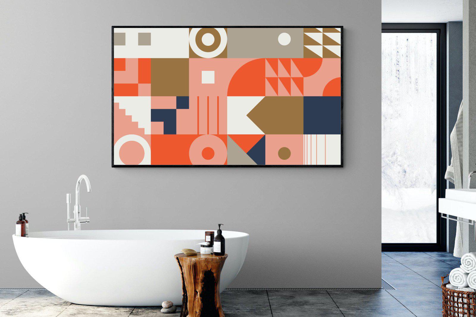 Olaf-Wall_Art-180 x 110cm-Mounted Canvas-Black-Pixalot