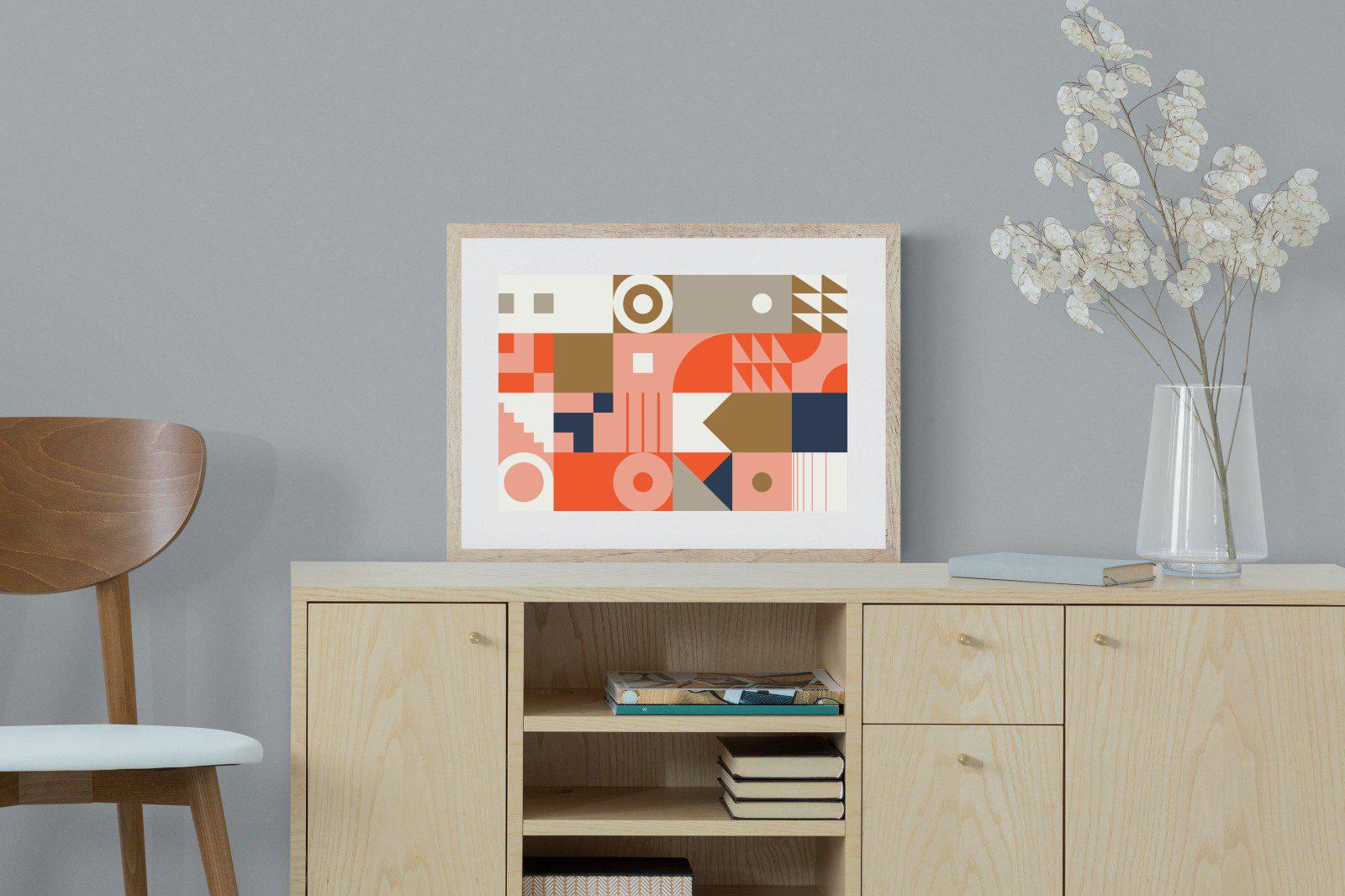Olaf-Wall_Art-60 x 45cm-Framed Print-Wood-Pixalot