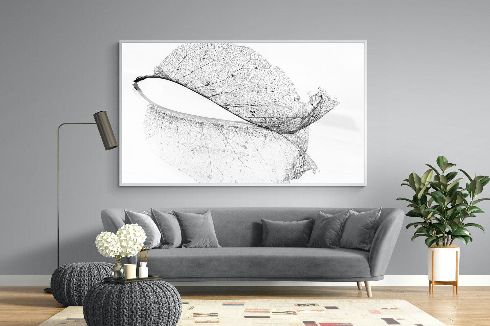 Old Leaf-Wall_Art-220 x 130cm-Mounted Canvas-White-Pixalot