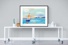 One Sail-Wall_Art-120 x 90cm-Framed Print-Black-Pixalot