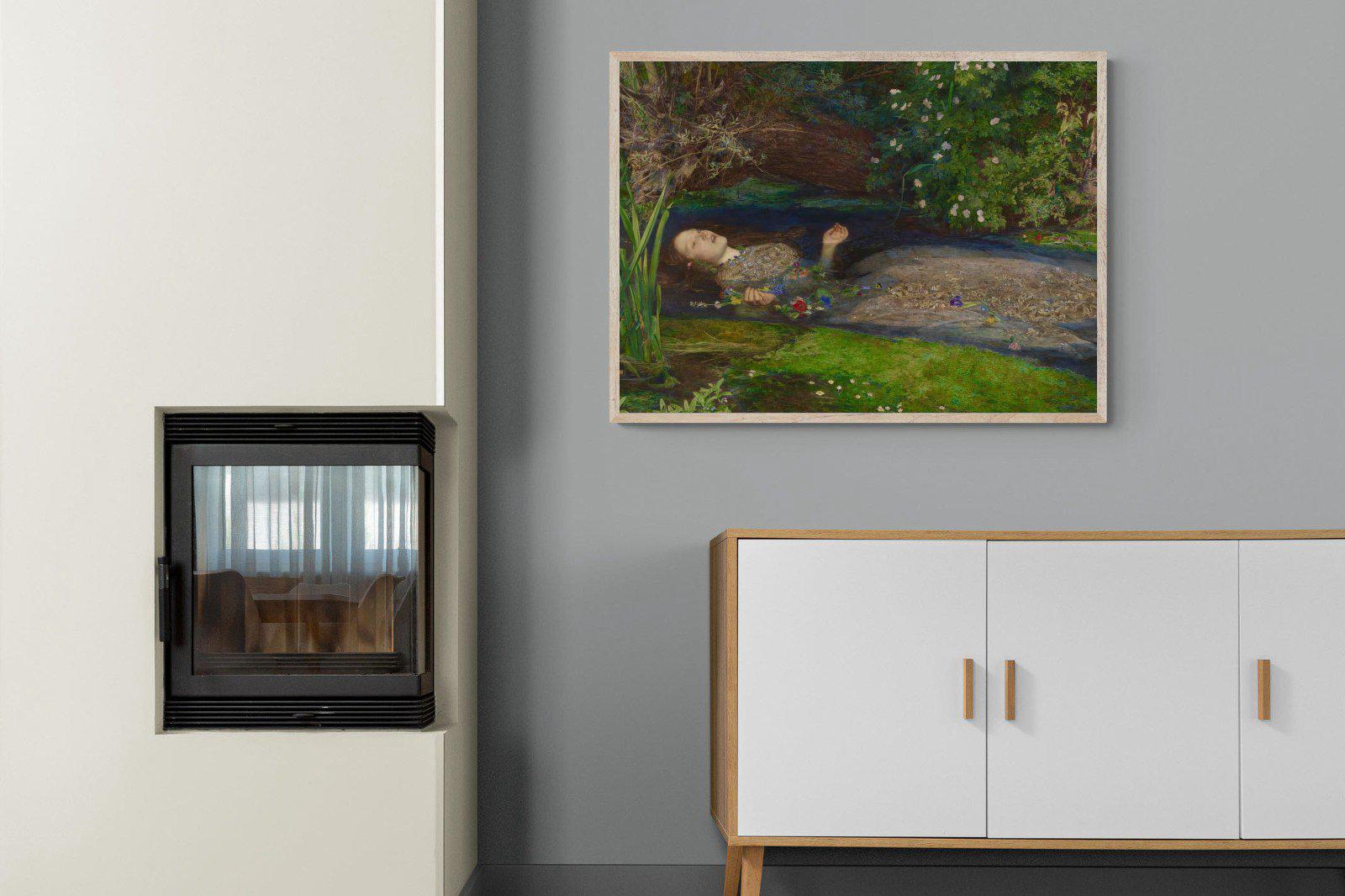 Ophelia-Wall_Art-100 x 75cm-Mounted Canvas-Wood-Pixalot
