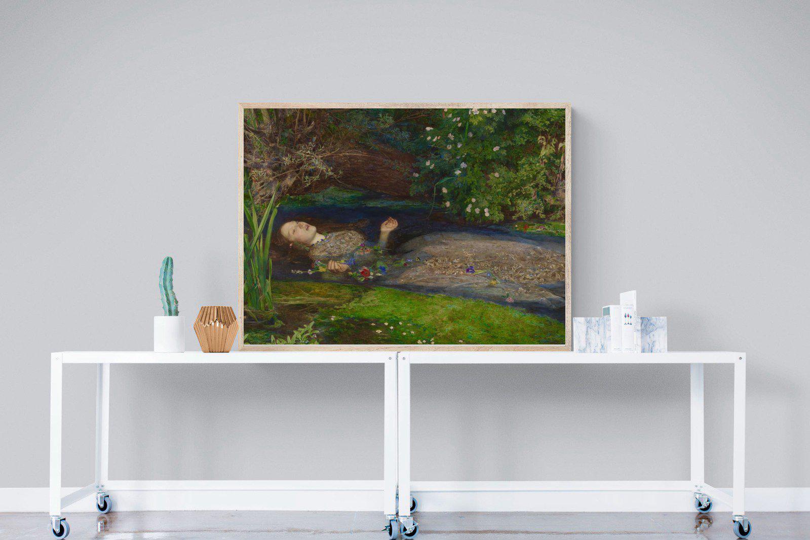 Ophelia-Wall_Art-120 x 90cm-Mounted Canvas-Wood-Pixalot