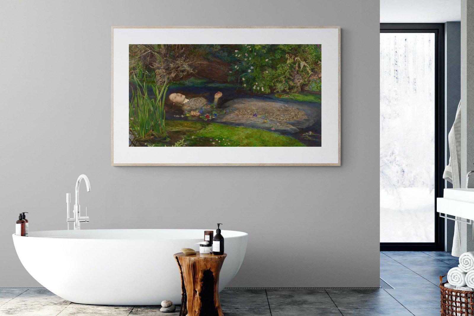 Ophelia-Wall_Art-180 x 110cm-Framed Print-Wood-Pixalot