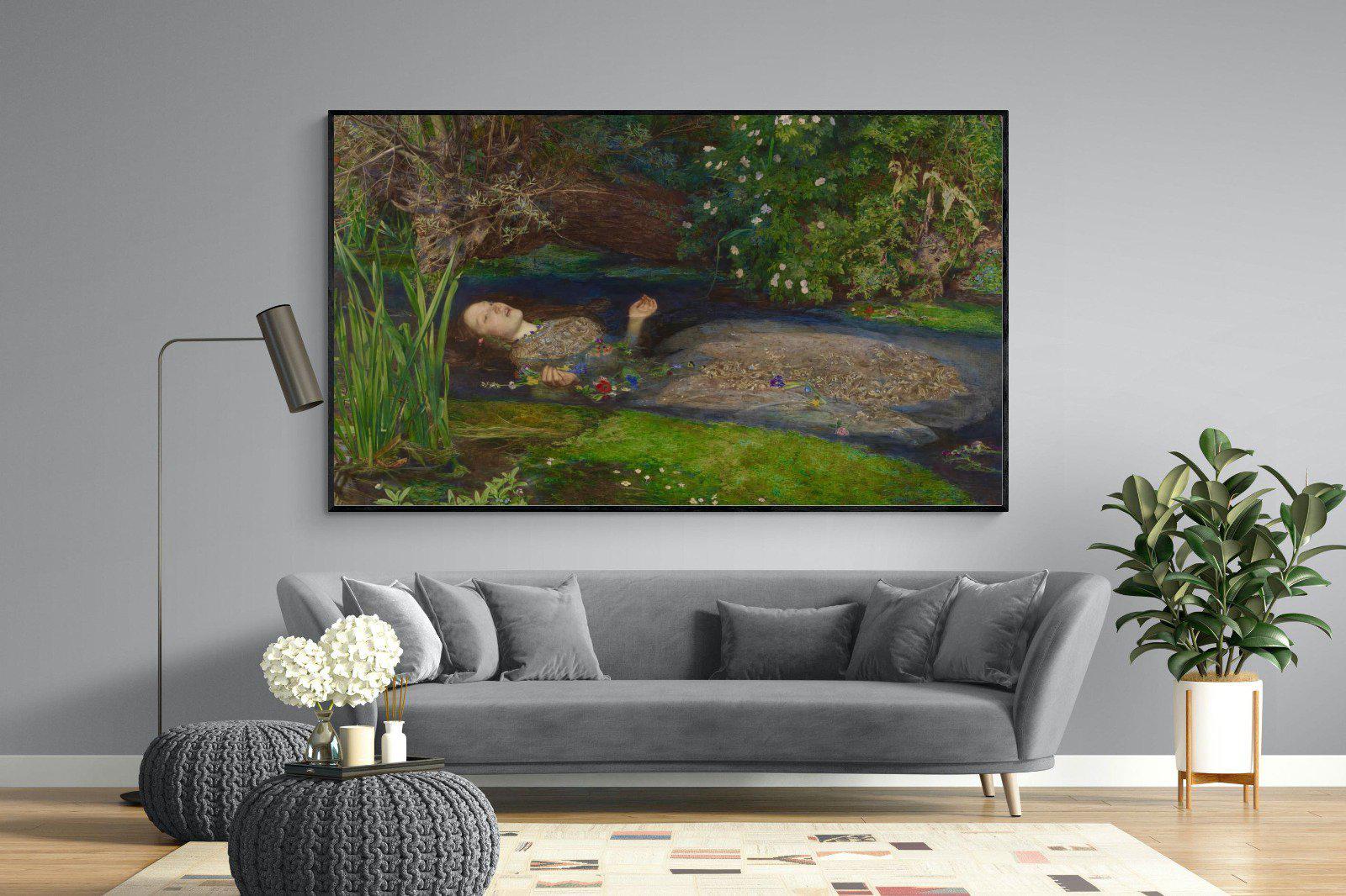 Ophelia-Wall_Art-220 x 130cm-Mounted Canvas-Black-Pixalot