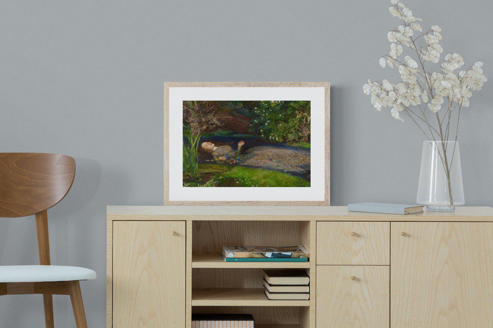 Ophelia-Wall_Art-60 x 45cm-Framed Print-Wood-Pixalot