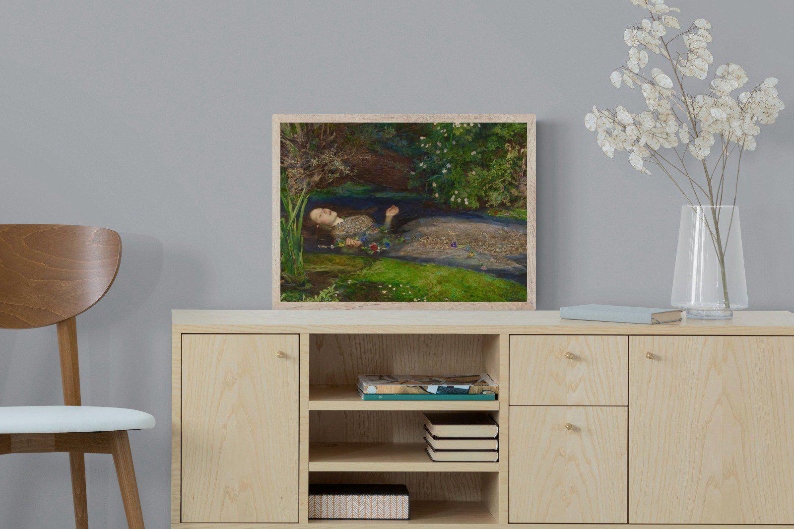 Ophelia-Wall_Art-60 x 45cm-Mounted Canvas-Wood-Pixalot