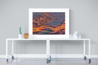 Orange Sunset-Wall_Art-120 x 90cm-Framed Print-White-Pixalot