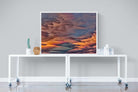 Orange Sunset-Wall_Art-120 x 90cm-Mounted Canvas-White-Pixalot