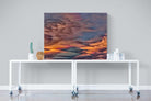Orange Sunset-Wall_Art-120 x 90cm-Mounted Canvas-No Frame-Pixalot