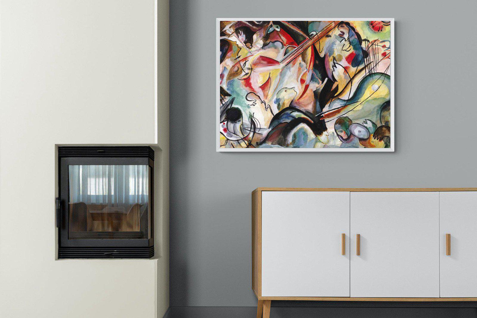Orchestral Art-Wall_Art-100 x 75cm-Mounted Canvas-White-Pixalot