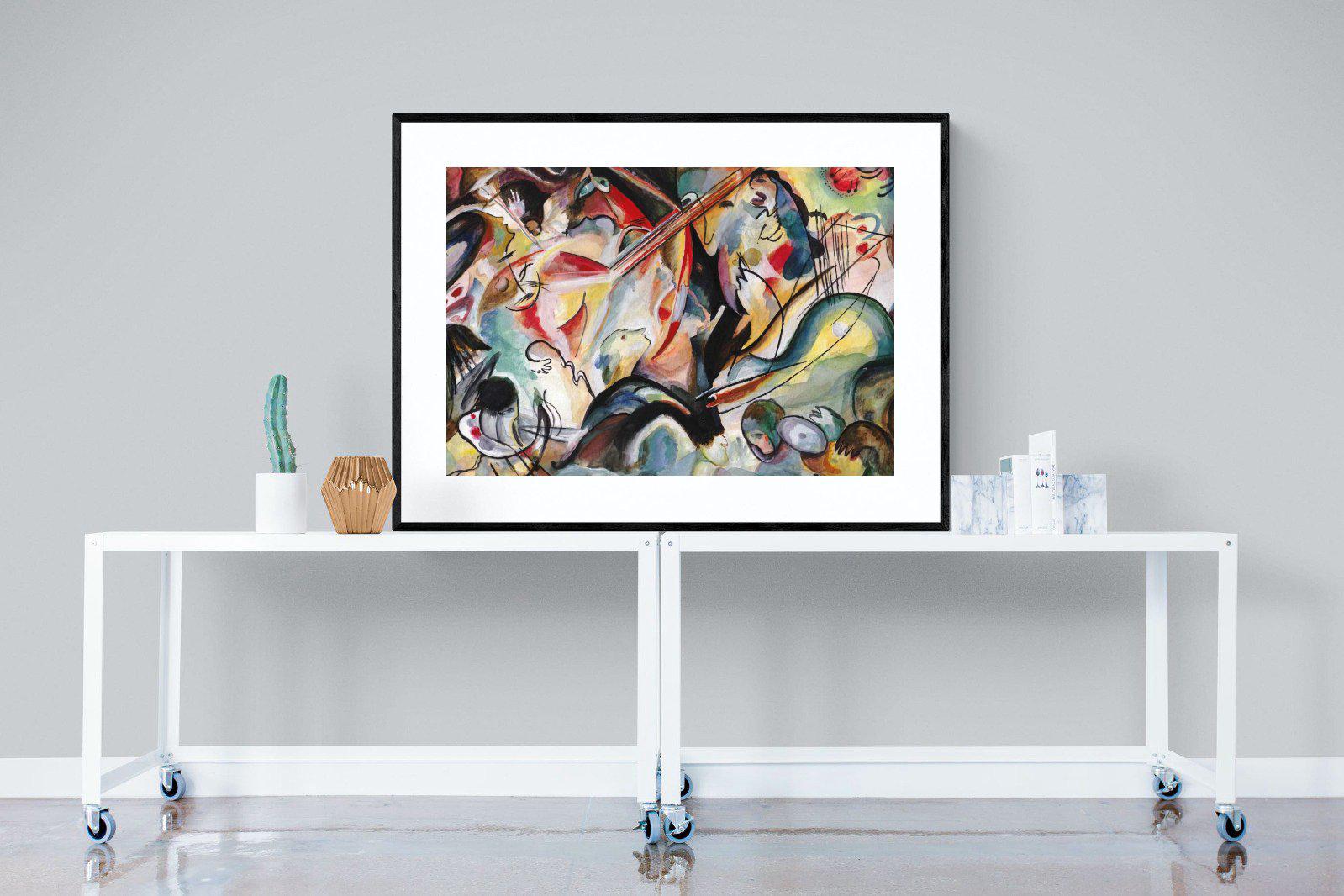 Orchestral Art-Wall_Art-120 x 90cm-Framed Print-Black-Pixalot