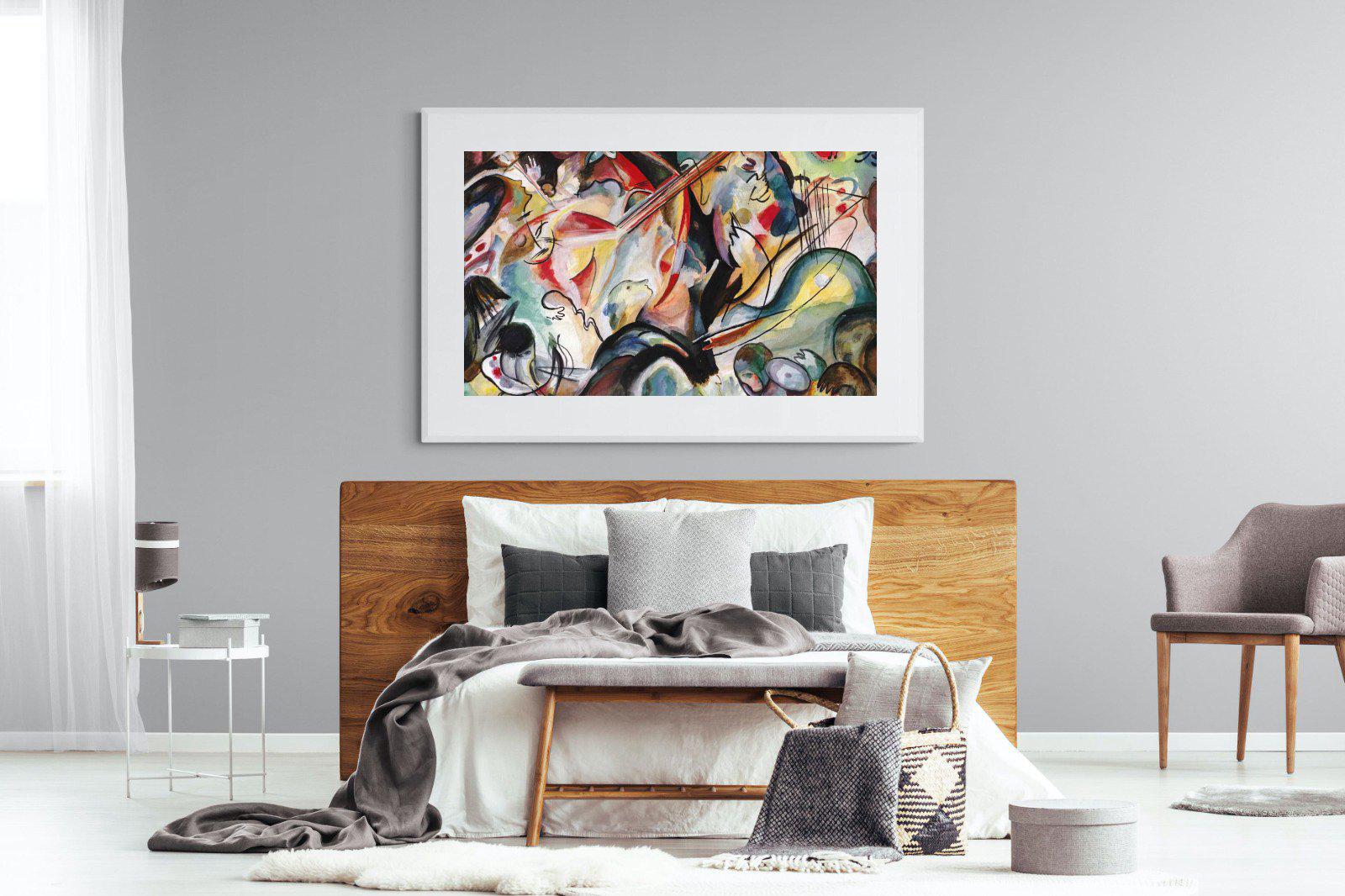 Orchestral Art-Wall_Art-150 x 100cm-Framed Print-White-Pixalot