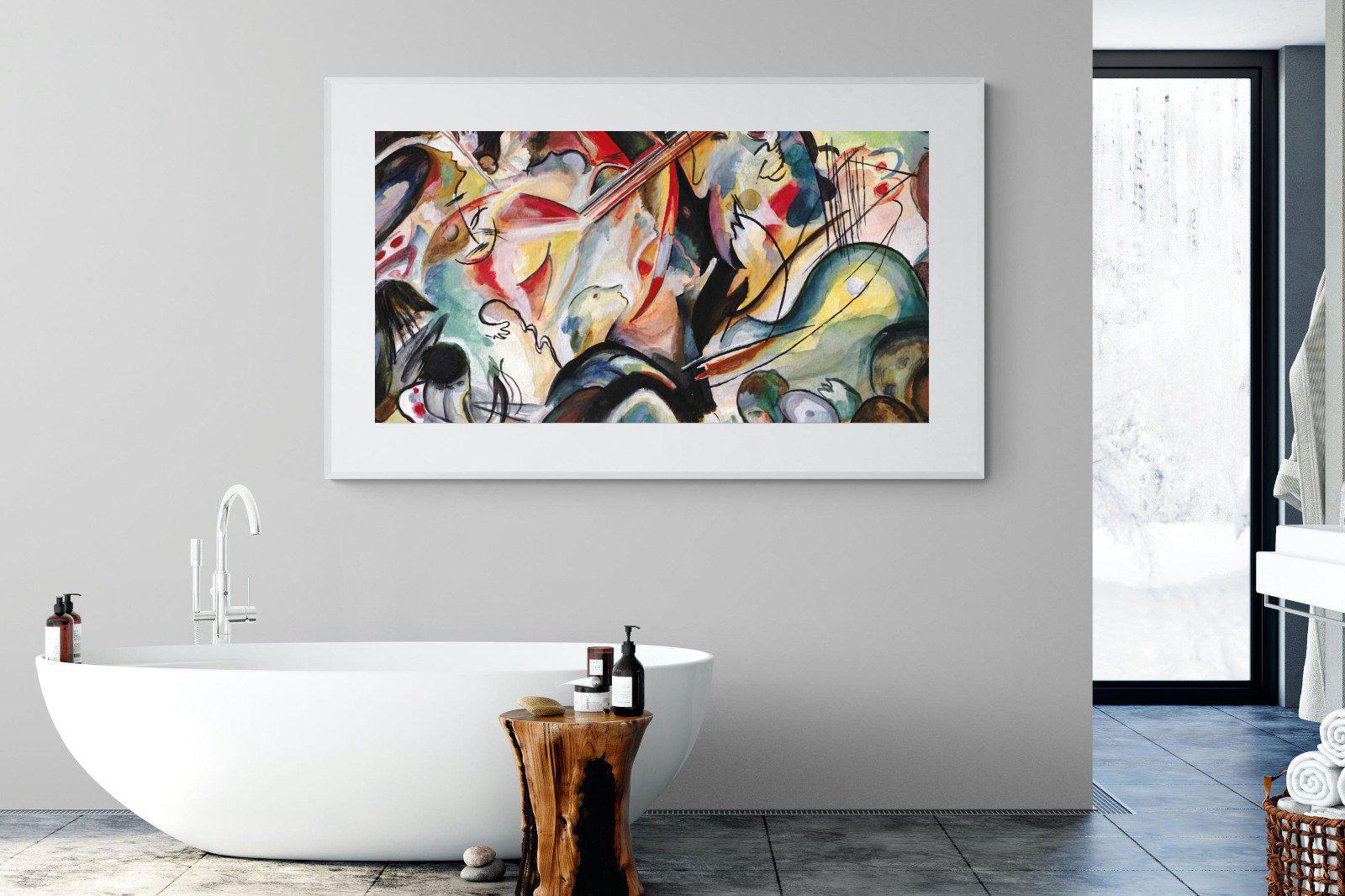 Orchestral Art-Wall_Art-180 x 110cm-Framed Print-White-Pixalot